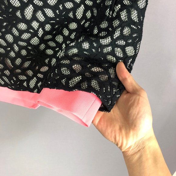 Diane Von Furstenberg Lace Elley Mini Skirt Size 12 - Picture 4 of 10